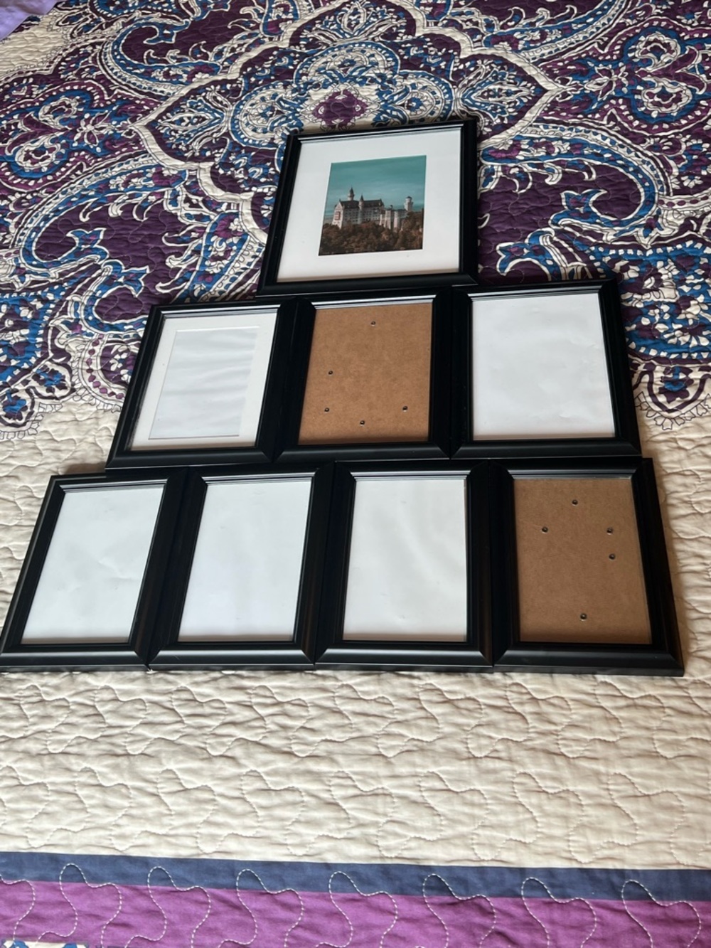 Black Multi-Opening Photo Frame Collage - Home Accents